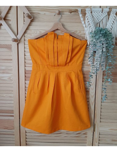 Pomarańczowa sukienka L