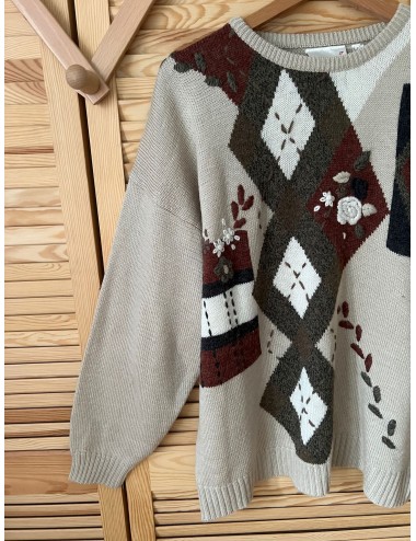 Sweter z wełną vintage