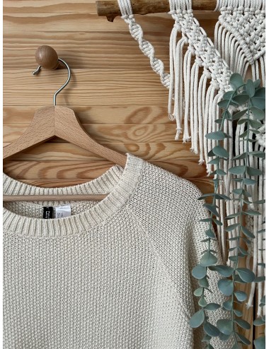 Kremowy sweter H&M XS