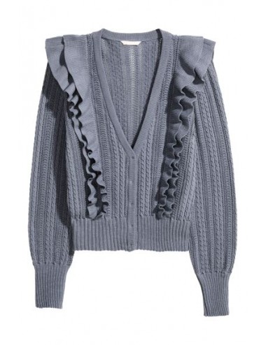 Sweter z falbanami L/XL